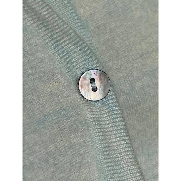 PURE Collection 100% Pure Superfine Cashmere Scoop Neck Cardigan Size 6 - Picture 6 of 15